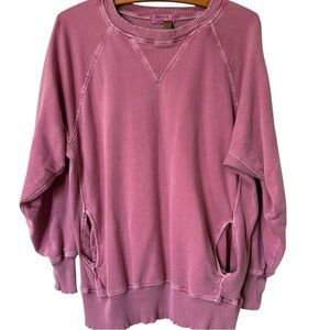 Zenana Outfitters Dusty Rose Sweatshirt